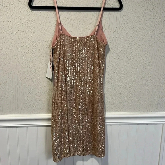 1. State Rose Gold sequined dress size 2 - Picture 10 of 11